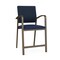 Lesro Newport Hip Chair Metal Frame, Bronze, RF Blueberry Back, MD Ink Seat NP1161 - alternate 1